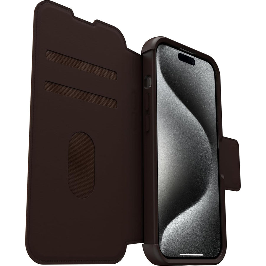 77-93559 - OtterBox Strada Magsafe - iPhone 15 Pro - Espresso