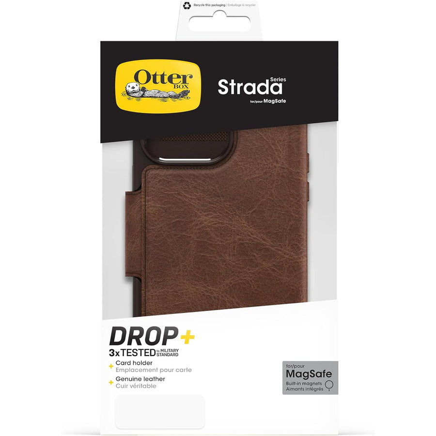 77-93567 - OtterBox Strada Magsafe - iPhone 15 Pro Max - Espresso