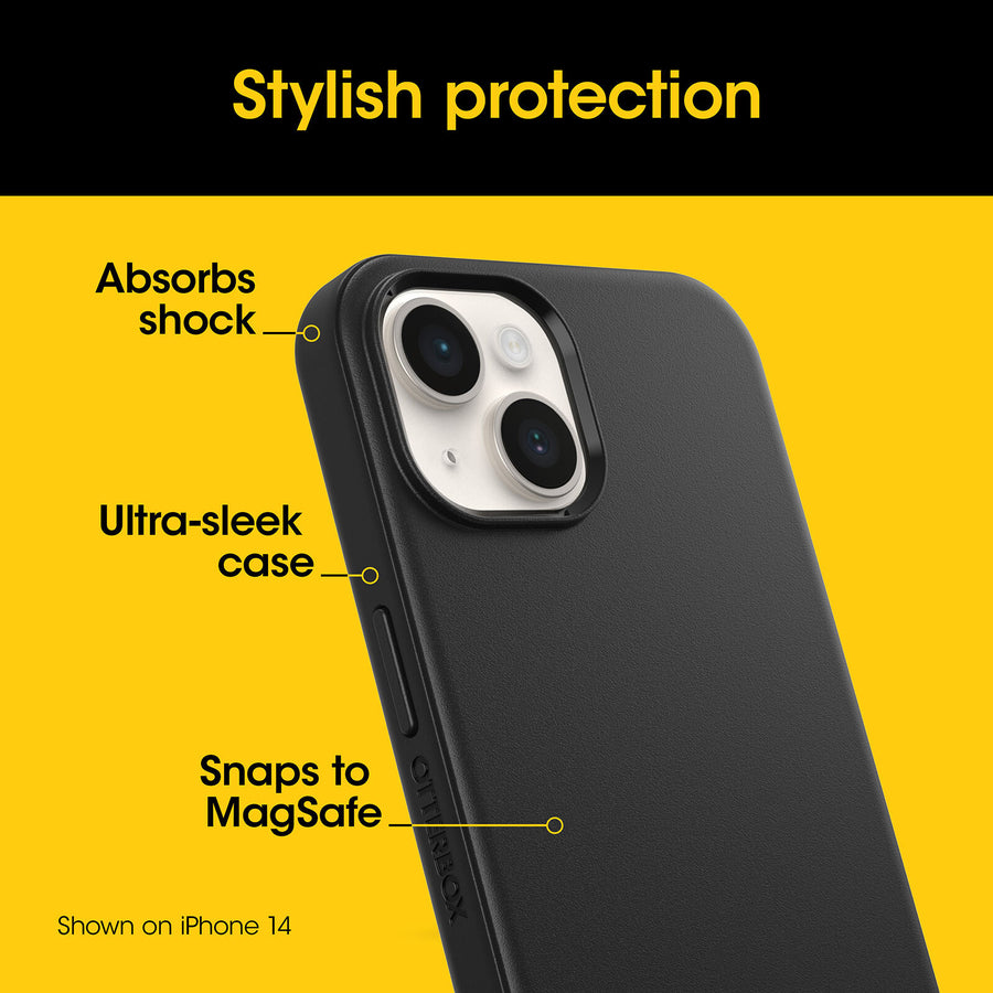 77-92928 - OtterBox iPhone 17e/16e/15/14 Symmetry MagSafe Black