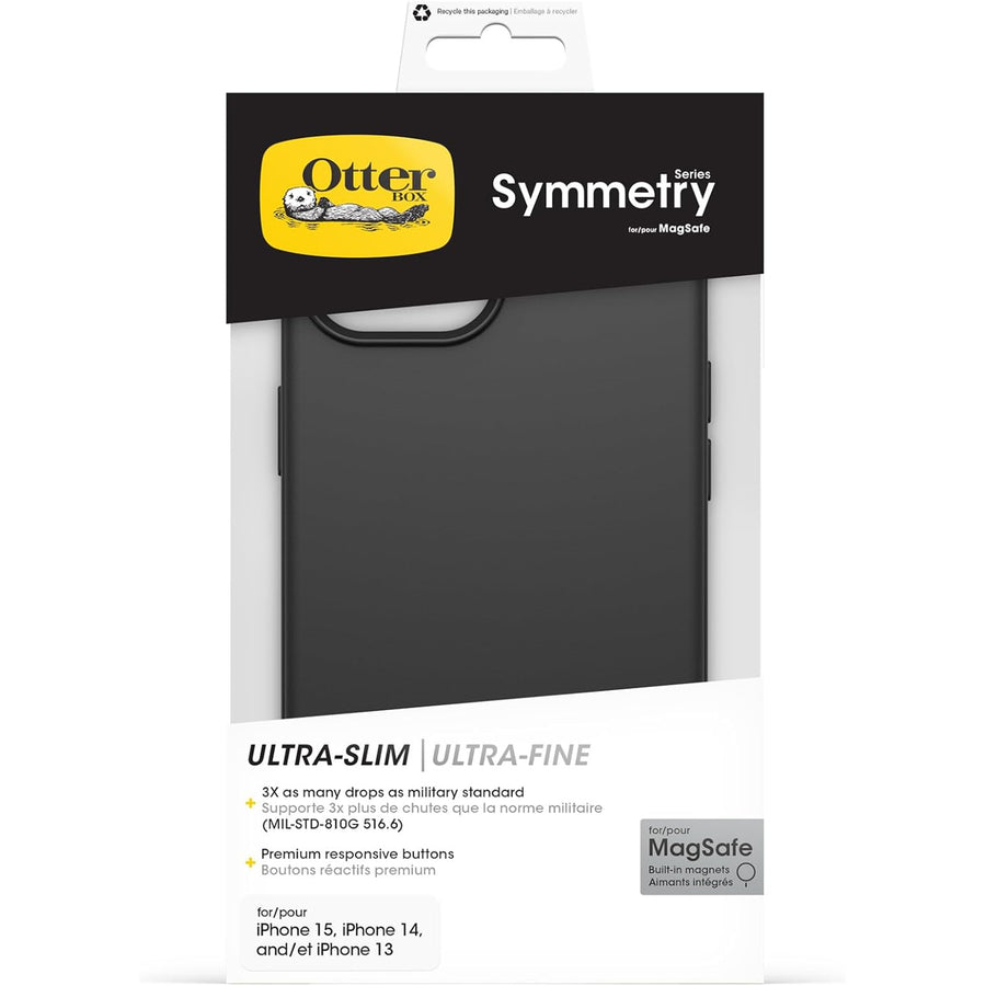 77-92928 - OtterBox iPhone 17e/16e/15/14 Symmetry MagSafe Black