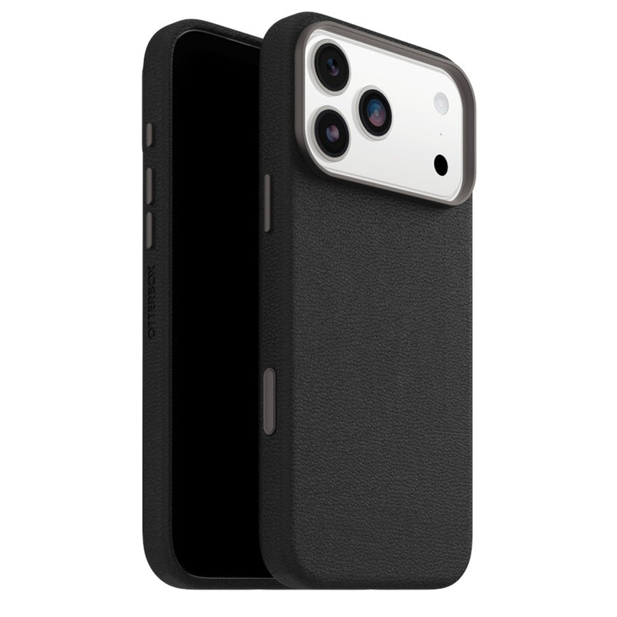 OtterBox iPhone 17 Pro Max (6.9") Symmetry Cactus Leather Phone Case - Black