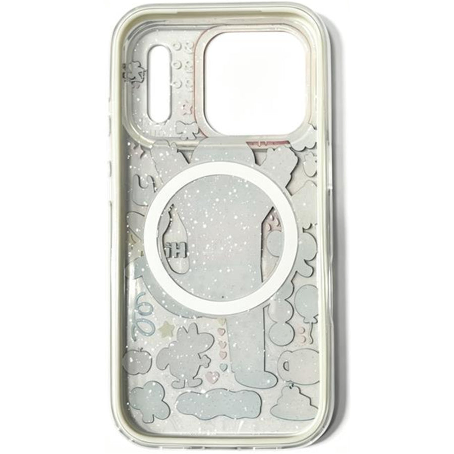 OxygenDog iPhone 17 Pro Happy Girl Graphic  Magnetic Case - Clear
