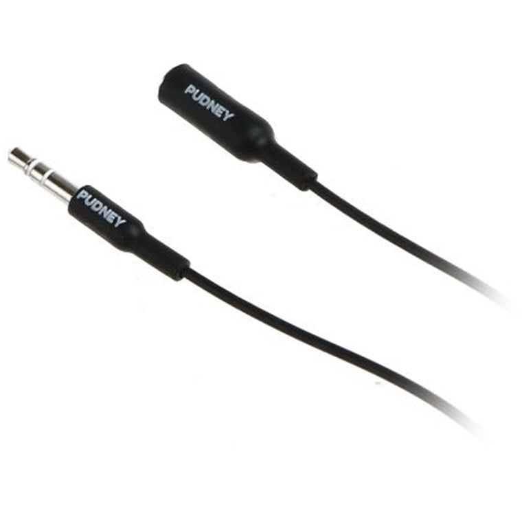 PUDNEY  P1201 Stereo Audio 3.5mm Extension Cable - 2m - Black