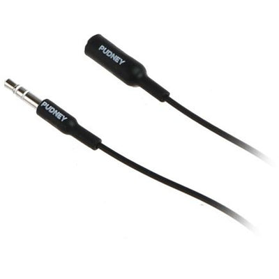 PUDNEY  P1201 Stereo Audio 3.5mm Extension Cable - 2m - Black