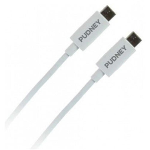 Pudney Mobile P1127 - Pudney USB C Plug to USB C Plug v3.1, 1 Metre – White