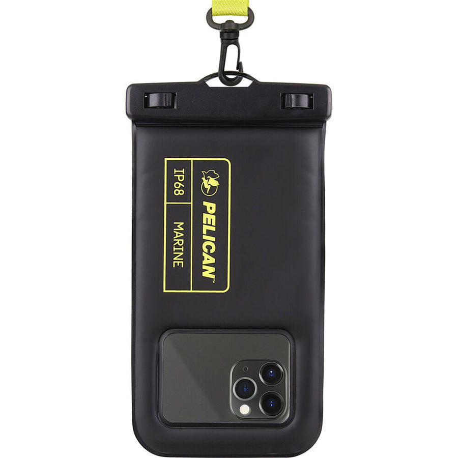 PP044508 - Pelican Marine Waterproof Floating Pouch - Black/Lime Green