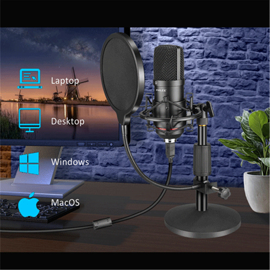 PHILEX PHM-4040 USB Microphone With Stand