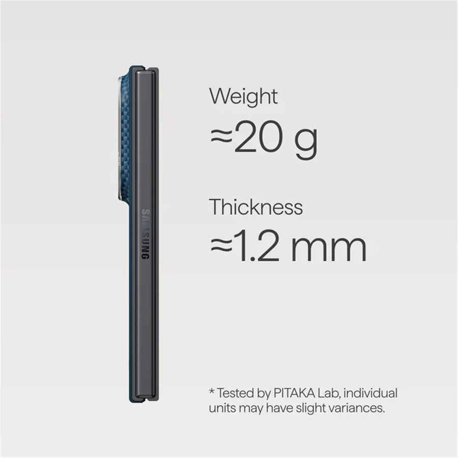 PITAKA Samsung Galaxy Z Fold8 - Edge Case BACK COVER   - Moonrise