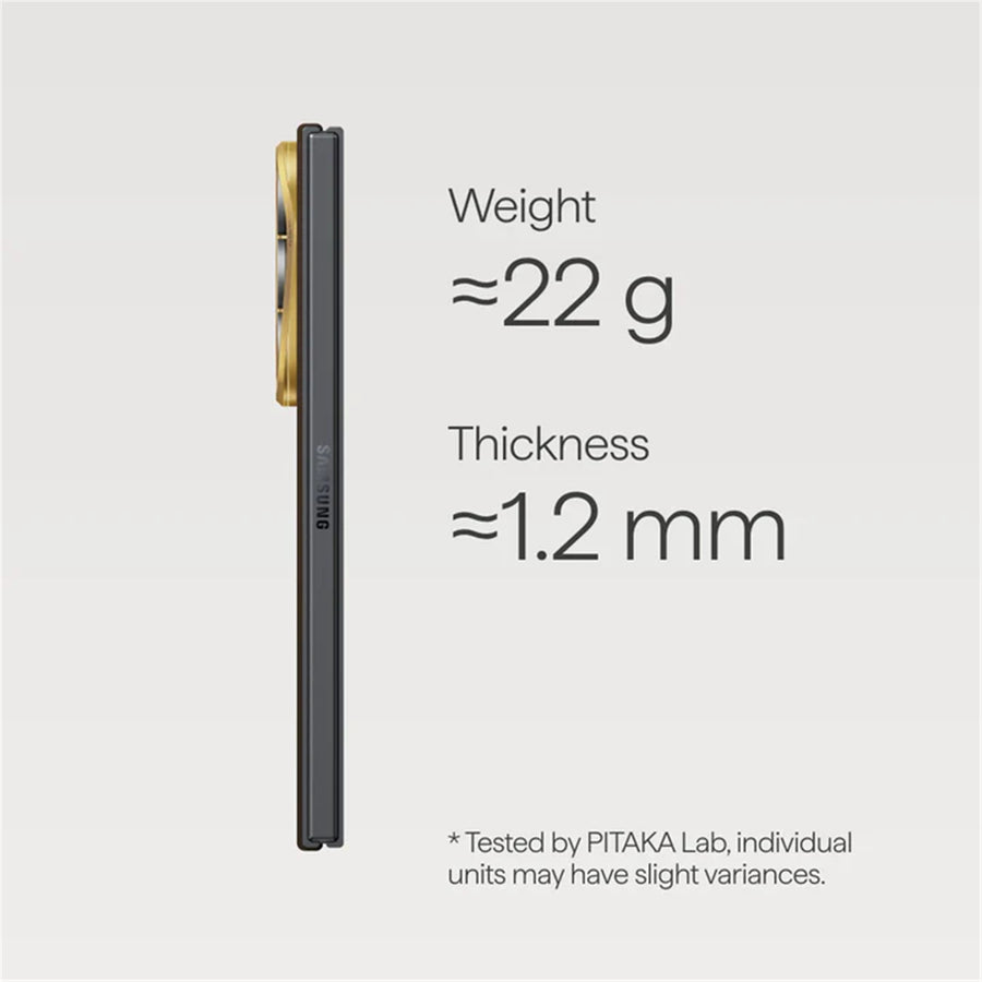 PITAKA Samsung Galaxy Z Fold8 Ultra - Edge Case BACK COVER   - Sunset - California Dream