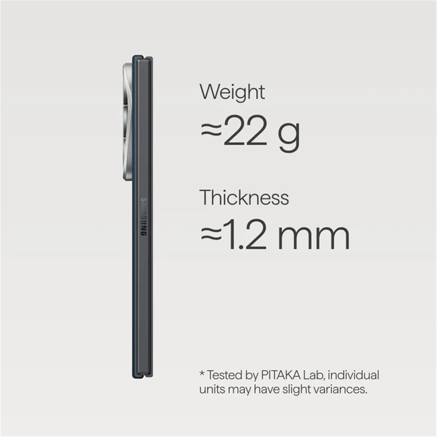 PITAKA Samsung Galaxy Z Fold8 Ultra - Edge Case BACK COVER   - Moonrise