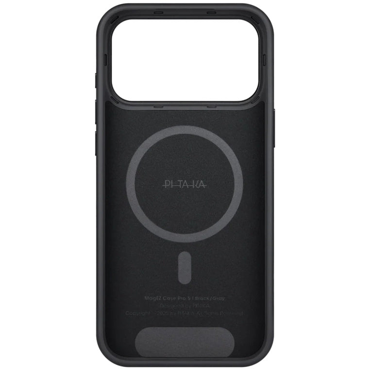 PITAKA iPhone 17 Pro   Summa Case - Black / Grey