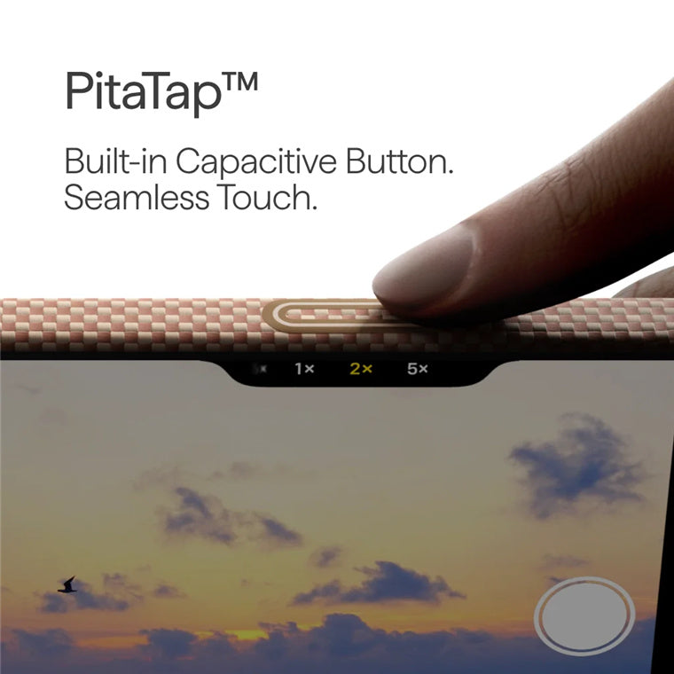 PITAKA iPhone 17 Pro Edge Case - Golden Glint