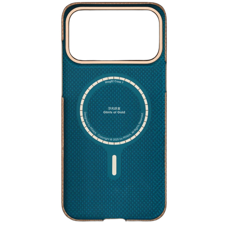 PITAKA iPhone 17 Pro Max Edge Case - Golden Glint