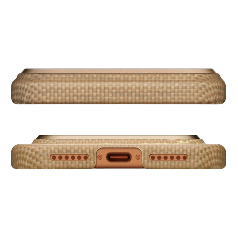 PITAKA iPhone 17 Pro Max Edge Case - Golden Glint