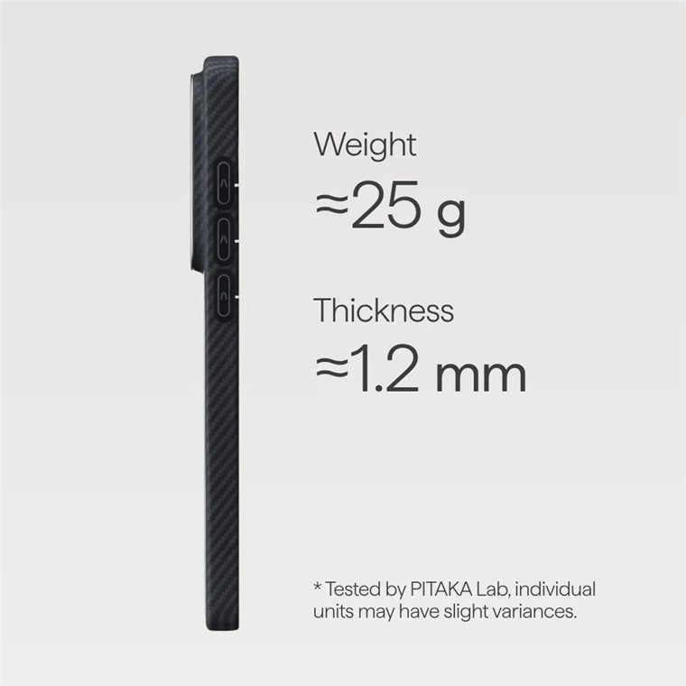 PITAKA Samsung Galaxy S26 Ultra Edge Case    - Black/Grey