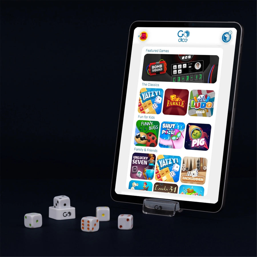 PARTICULA GoDice Play Family Pack Electronic Dice with 20+ Games App