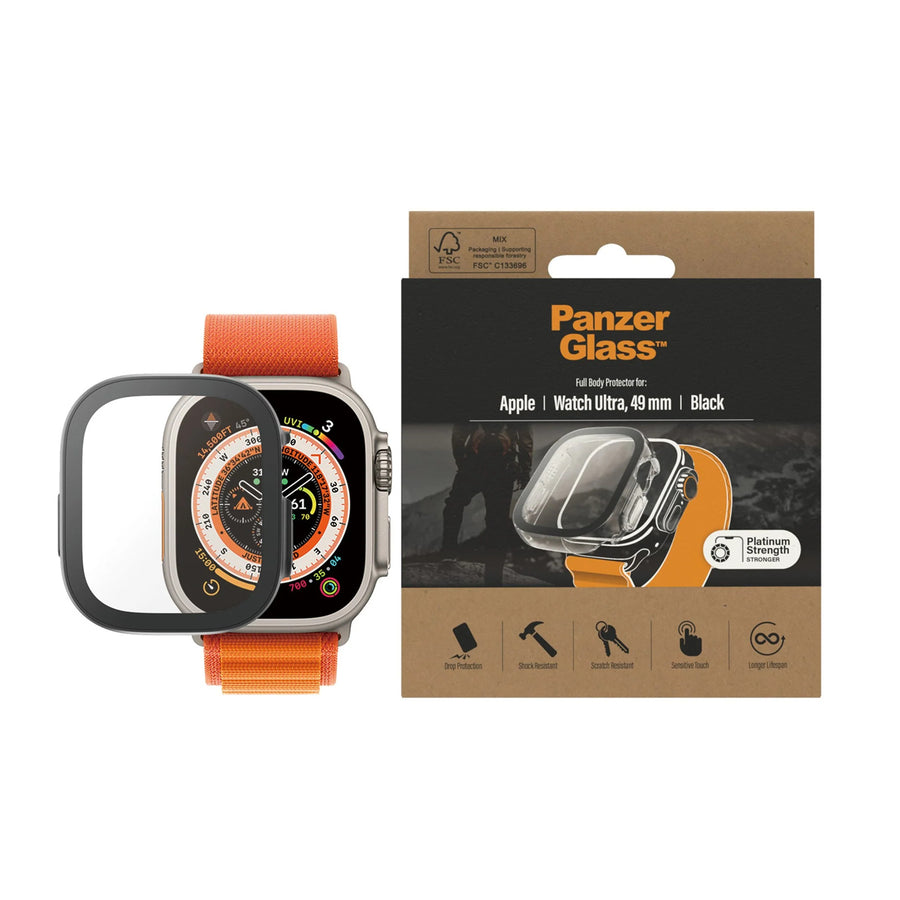 PanzerGlass Full Body AB - Apple Watch Ultra 49mm - Black