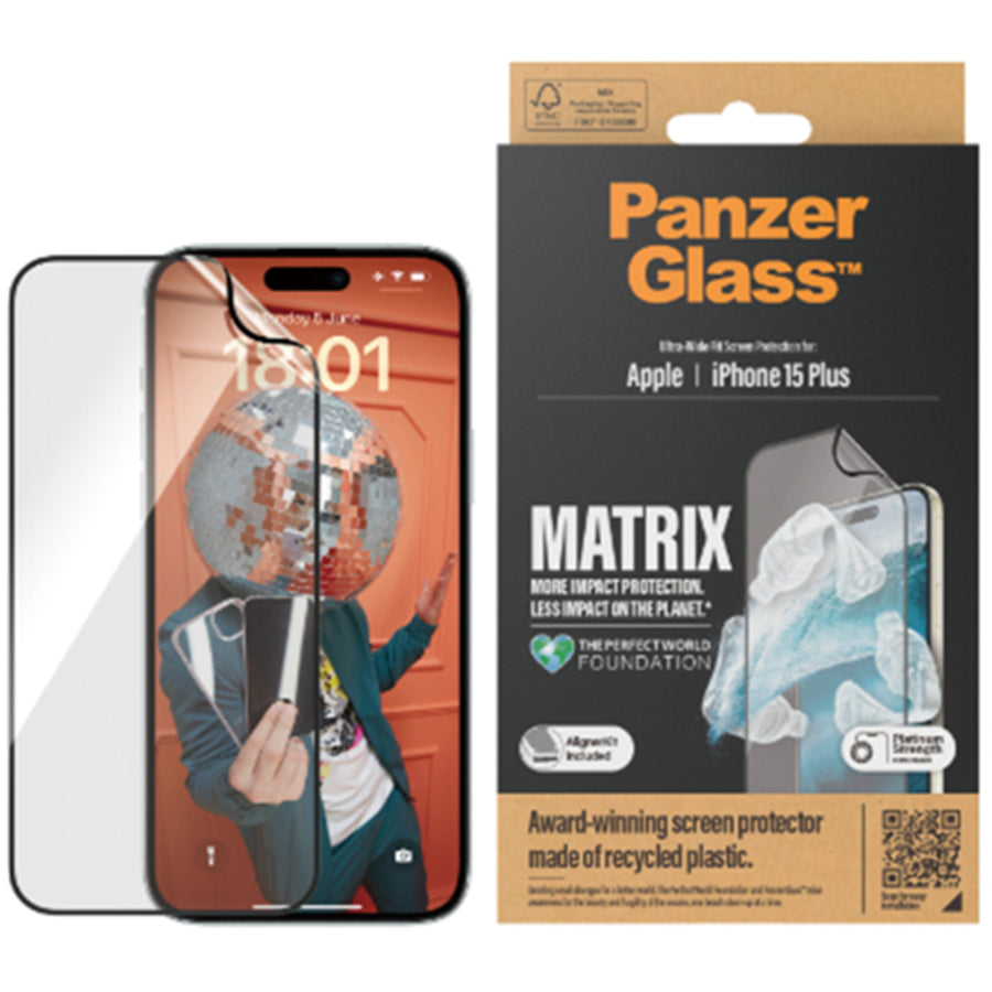 2819AUS - PanzerGlass Matrix Hybrid Glass SP - iPhone 15 Plus