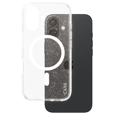 PanzerGlass iPhone 16 CARE by PanzerGlass 1341 Flagship Case - Star Lit w. MagSafe White