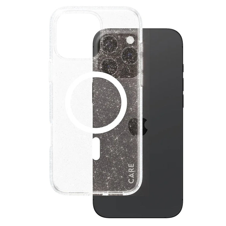 PanzerGlass iPhone 16 Pro Max CARE by PanzerGlass 1344 Flagship Case - Star Lit w. MagSafe White