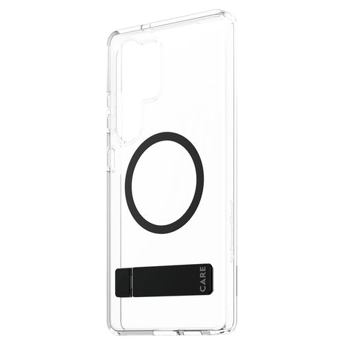 CARE by Panzer Kickstand Mag Case-Samsung GS25 Ultra-Clr/Blk