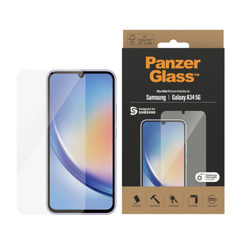 PanzerGlass 7327 UltraWide Fit  Screen Protector Samsung A34 5G