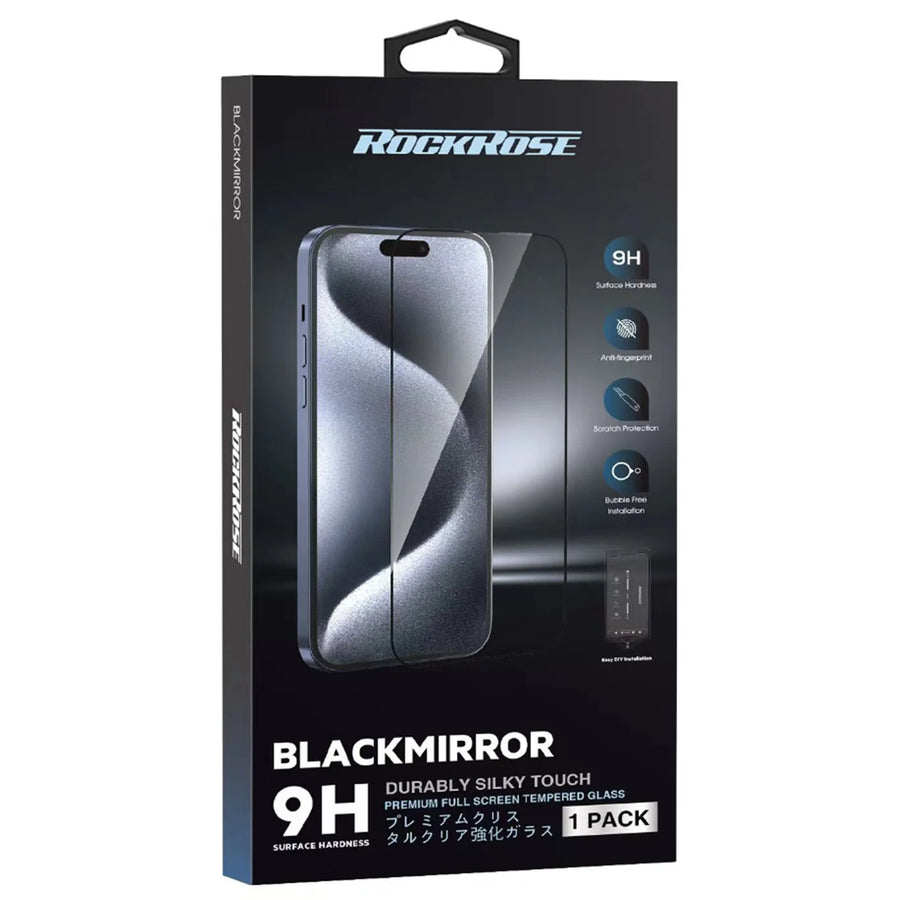 RockRose iPhone 15 (6.1")  Single Pack Premium Tempered Glass Screen Protector