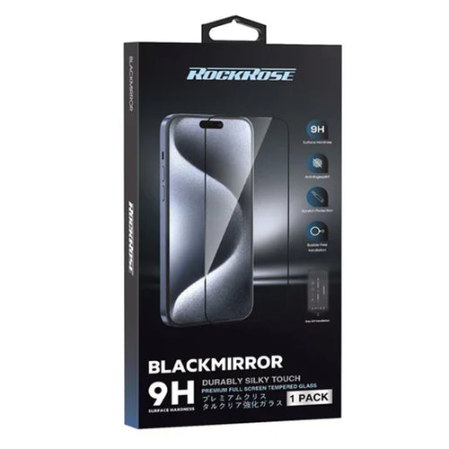 RockRose iPhone 15 Pro ( 6.1")  Single Pack Premium Tempered Glass Screen Protector