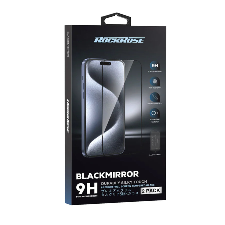 RockRose  iPhone 16 Plus ( 6.7") Twin Pack Premium Tempered Glass Screen Protector
