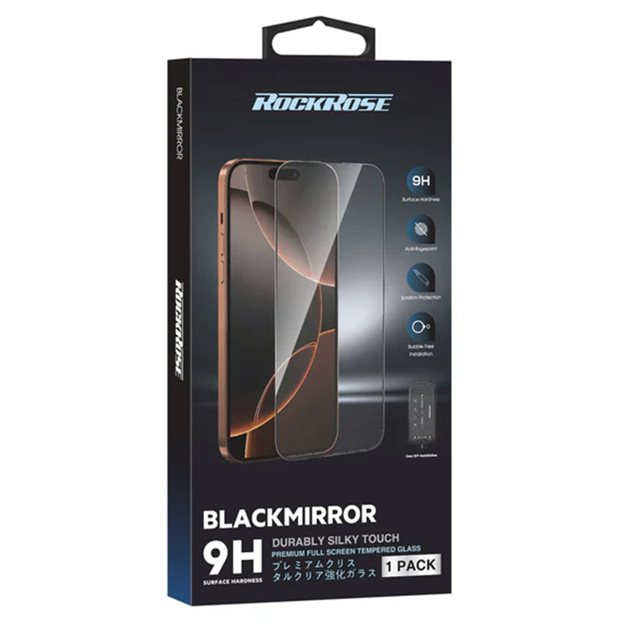RockRose iPhone 17 ( 6.3" ) Tempered Glass Screen Protector with Dust-free Easy DIY Installation kit