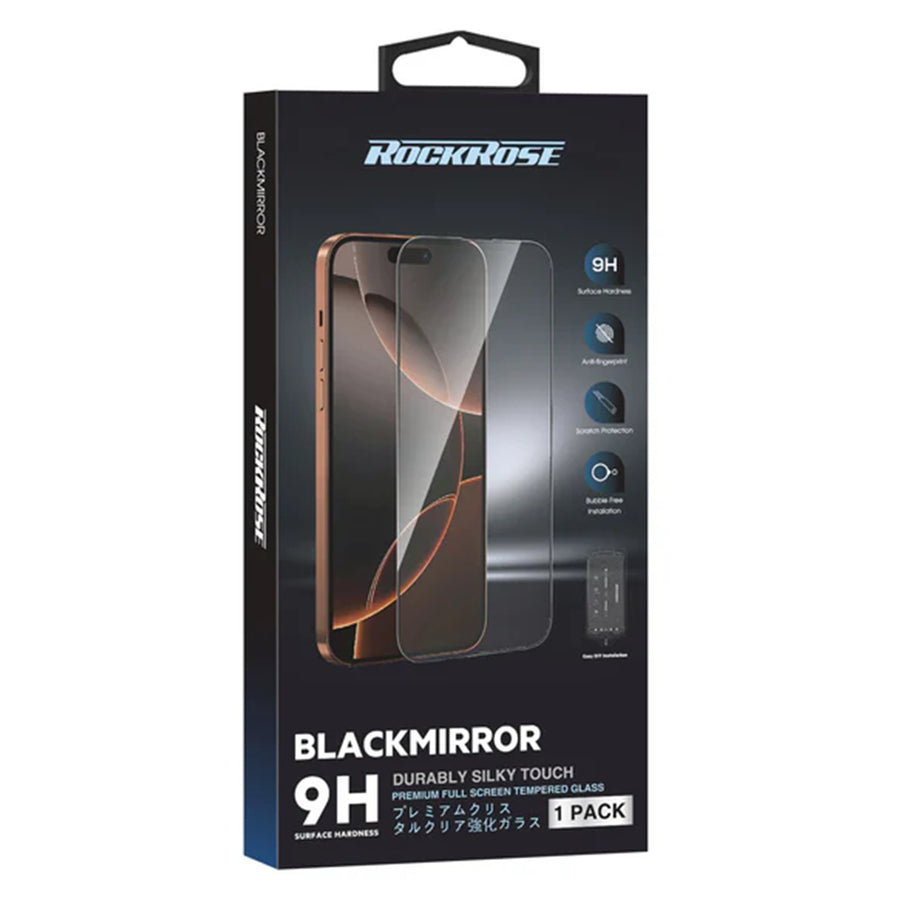 RockRose iPhone 17 Air ( 6.6" ) Tempered Glass Screen Protector with Dust-free Easy DIY Installation kit