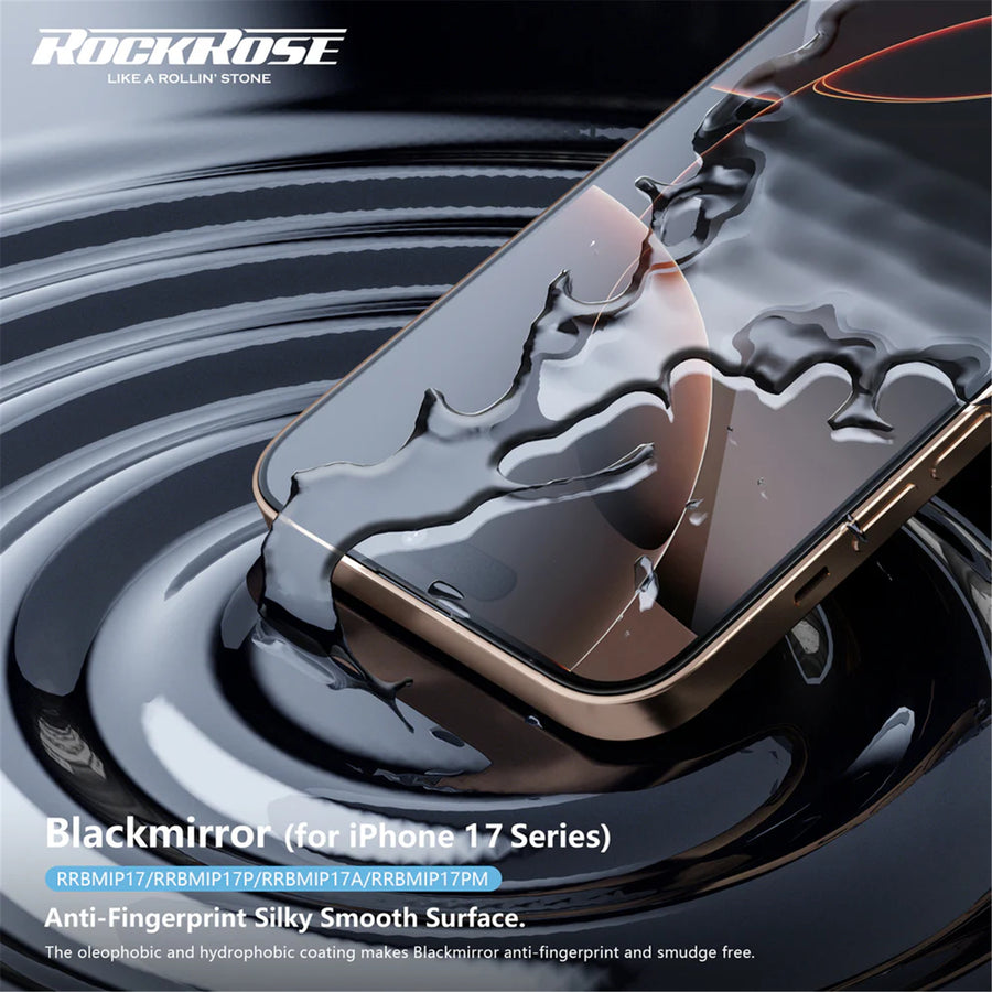 RockRose iPhone 17 Air ( 6.6" ) Tempered Glass Screen Protector with Dust-free Easy DIY Installation kit