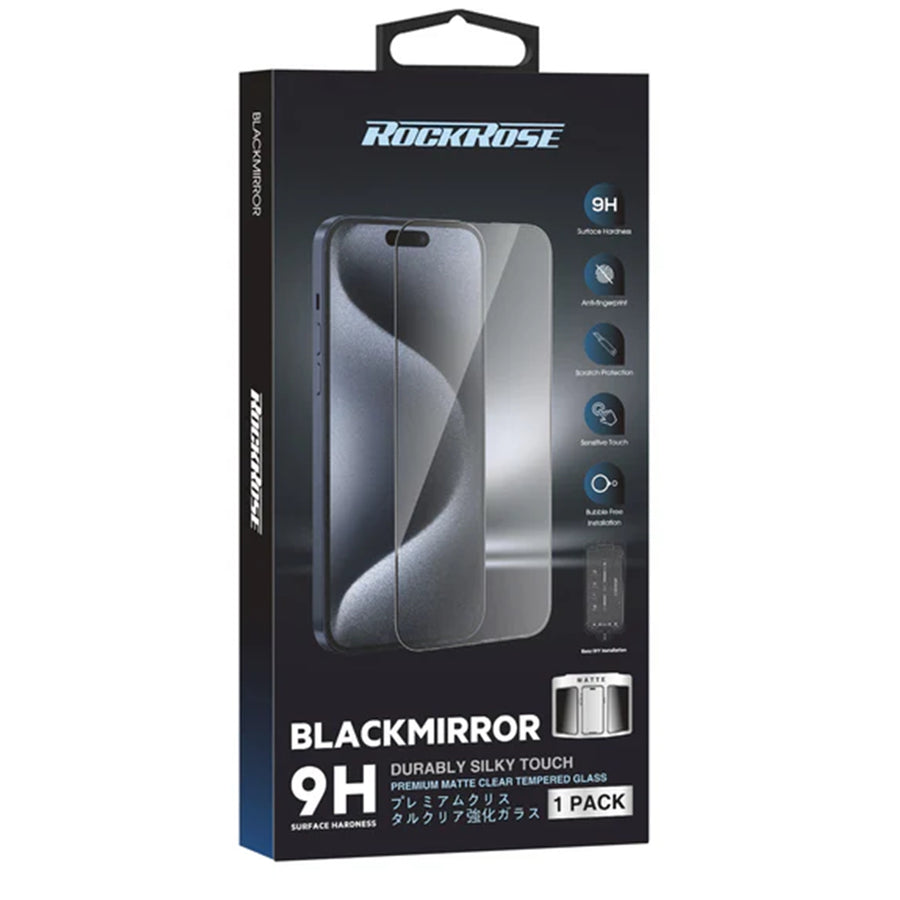 RockRose  iPhone 17 Pro ( 6.3" )  Premium Matte Tempered Glass Screen Protector