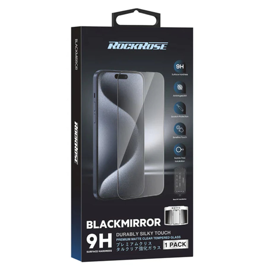 RockRose  iPhone 17 Pro Max ( 6.9" )  Premium Matte Tempered Glass Screen Protector