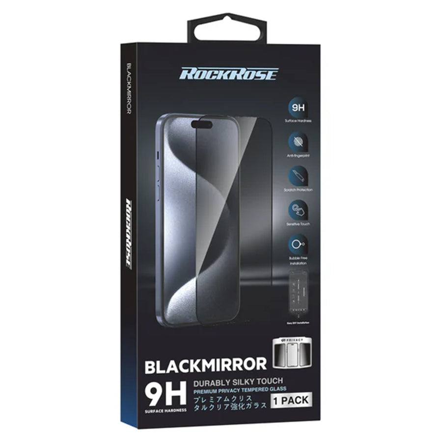 RockRose  iPhone 17 Pro ( 6.3" )  Premium Privacy Tempered Glass Screen Protector