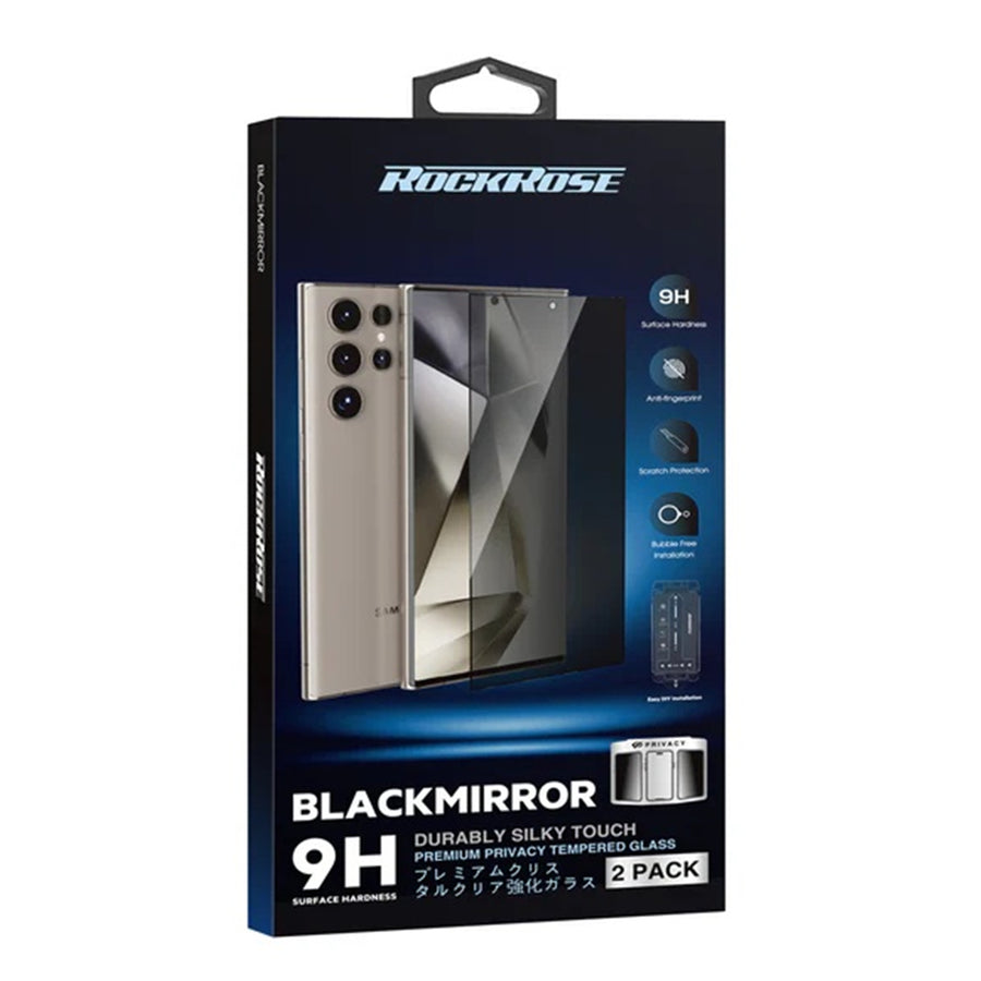 RockRose  S26 2 Pack Privacy Premium Tempered Glass Screen Protector