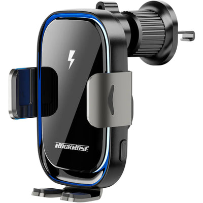RockRose Gravity Pro Max 15W Wireless Car Charger for Android Phones with Qi Certification