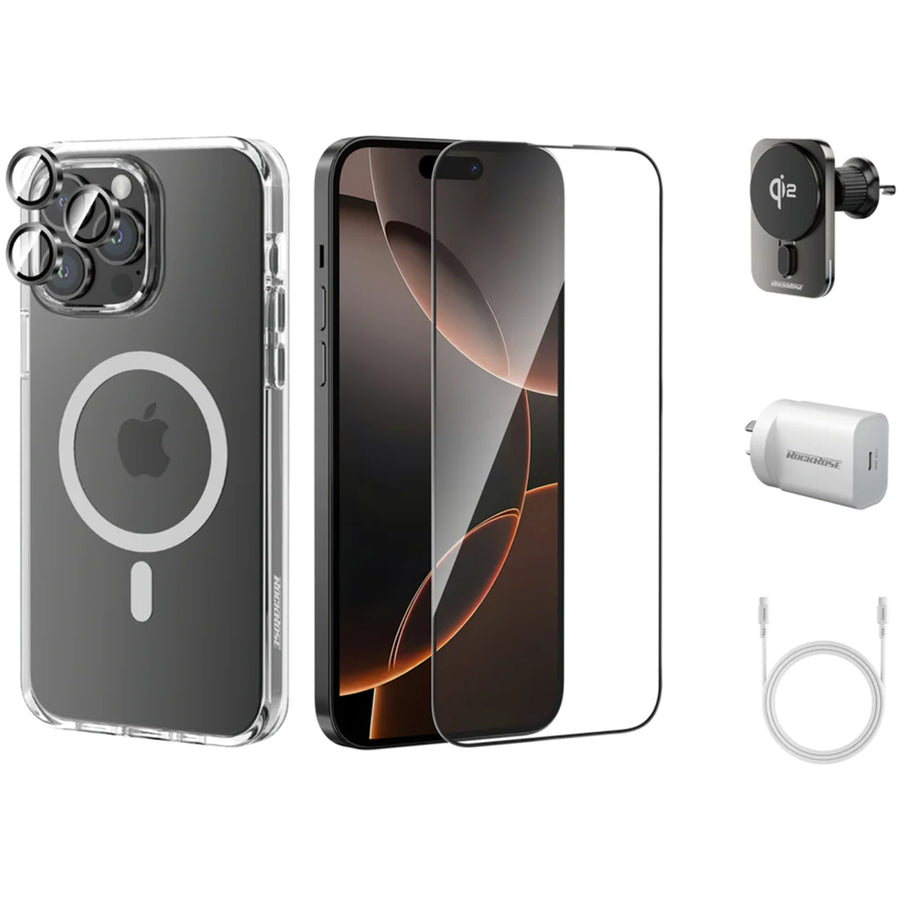 RockRose  IPhone 16 -  6 in 1 Mobile Phone Accessary Colletction Kit