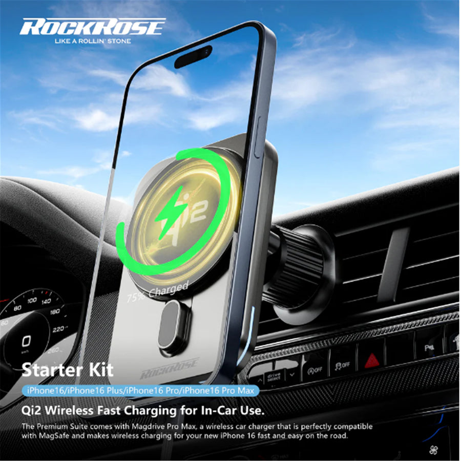 RockRose  IPhone 16 -  6 in 1 Mobile Phone Accessary Colletction Kit