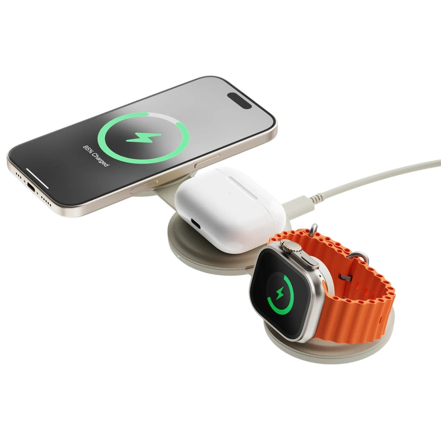 Satechi OntheGo 3-in-1 Wireless Charger (Sand)