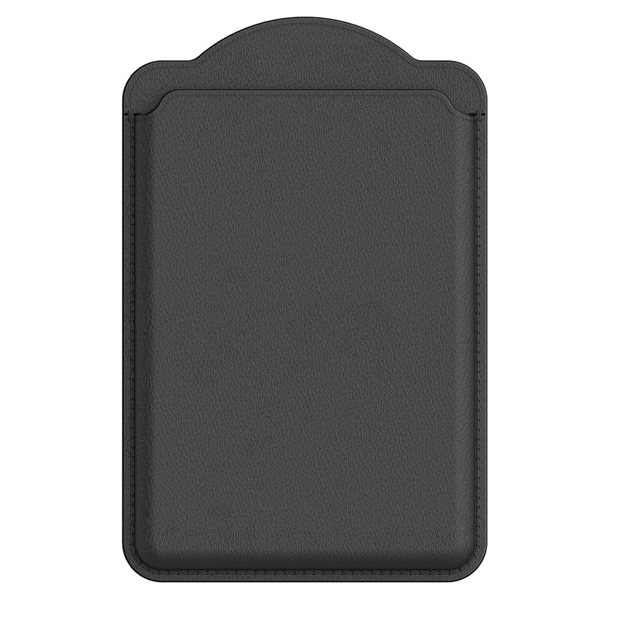 Samsung Magnetic Card Wallet for Phones - Black PU Leather - Compatible with Galaxy S26/S25/Fold7 Series Magnetic Cases or iPhone 12 & later model