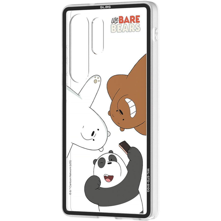 Samsung Galaxy S25 Ultra We Bare Bears Friends Impression Case - White