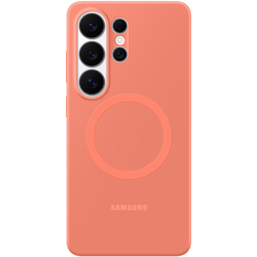 Samsung Galaxy S26 Ultra Silicone Magnet Case - Coralred