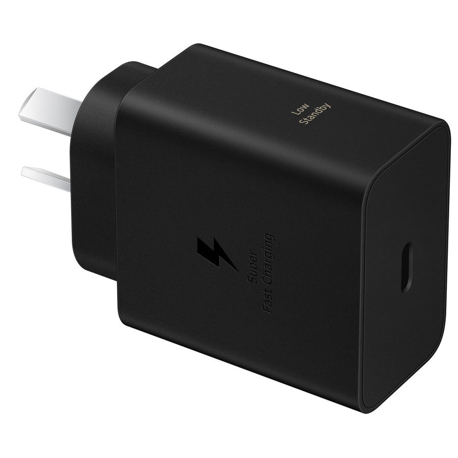Samsung 60W Super Charge 3.0 Wall Charger - Black - Supports Galaxy S26 Ultra 60W Fast Charging - Super Fast Charging Samsung Smart Phones / Tablets / Laptops / iPhones - Low Standby Power Consumption