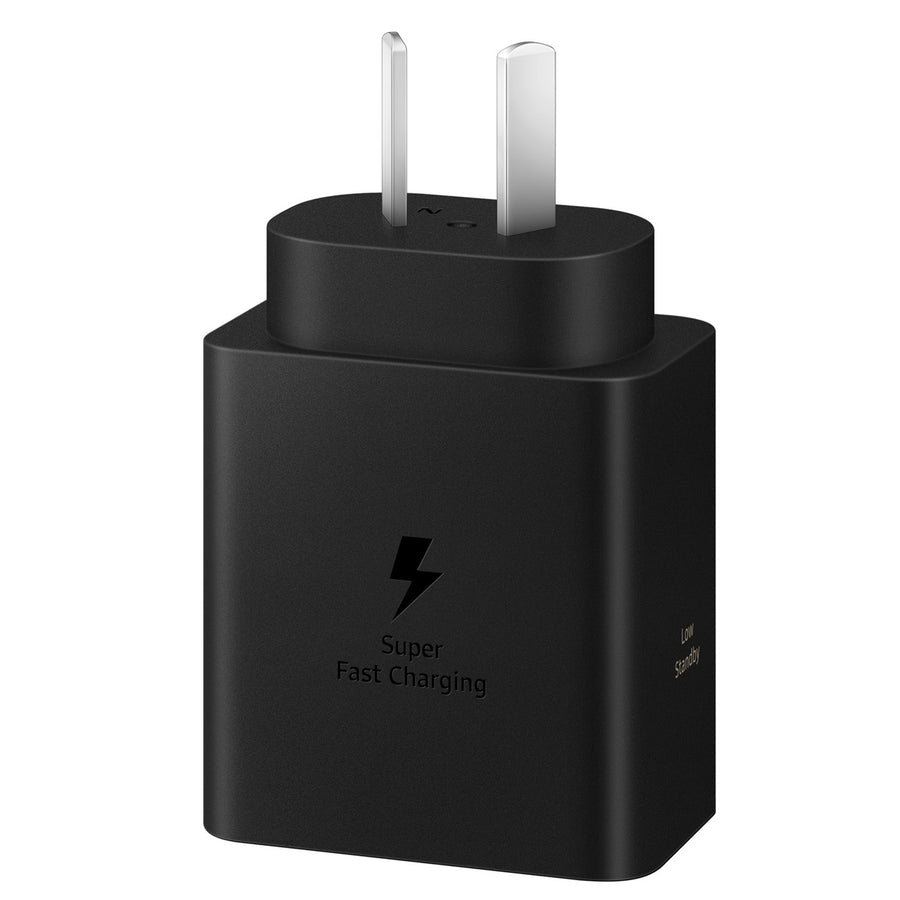 Samsung 60W Super Charge 3.0 Wall Charger - Black - Supports Galaxy S26 Ultra 60W Fast Charging - Super Fast Charging Samsung Smart Phones / Tablets / Laptops / iPhones - Low Standby Power Consumption
