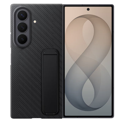 Samsung   Galaxy Z Fold8 Ultra (2026) Carbon Magnet Case + Anti-reflecting (AR) Film - Black