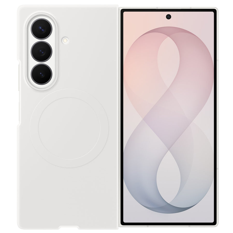 Samsung Galaxy Z Fold8 Ultra (2026) Silicone Magnet + Anti-reflecting Film - Cream