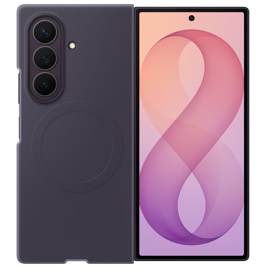 Samsung Galaxy Z Fold8 Ultra (2026) Silicone Magnet + Anti-reflecting Film - Violet Shadow