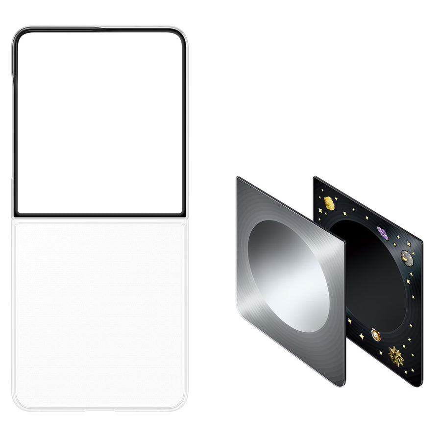 Samsung Galaxy Z Flip8 (2026) Flipsuit Magnet + Anti-reflecting Film - Black