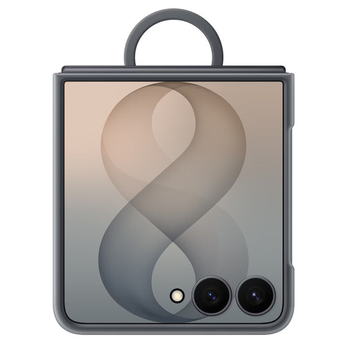 Samsung Galaxy Z Flip8 (2026) Silicone Ring Magnet + Anti-reflecting Film - Graphite